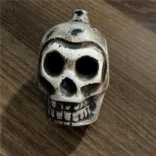 Death Whistle Loud Spooky Human-Like Screams Battle Whistle Outdoor Camping Emergency Whistle Skull Thunder Echoes