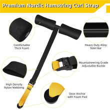 Nordic Hamstring Curl Strap, Suitable for Leg, Abdomen,and Back Training,Portable,Sports Fitness Accessories