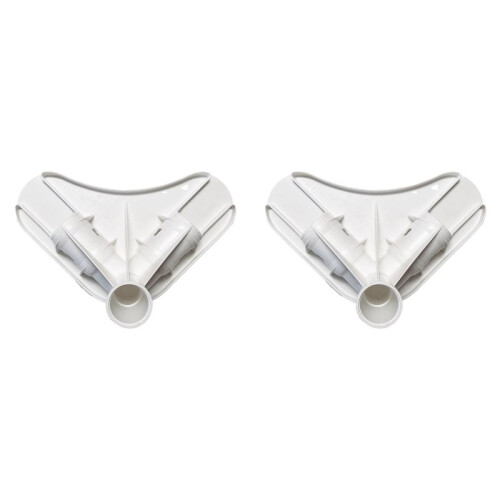 2X Plastic Tee Adapter for  Home Pool Bracket Parts Pool Frame Corner Support Replacement Part