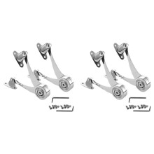 4 Pcs Toy Box Hinges Soft Close -Lid Support Hinges Heavy Duty Adjustable Lift and Hinges Cabinet Door Support Hinge