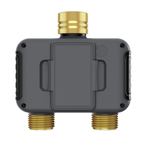 2-Zone Sprinkler Timer Programmable Garden Hose Timer Water-Saving Irrigation Controller for Lawn Yard Drip Systems IPX5