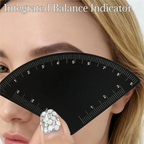 3pcs Eyebrow Stencils Kit for Perfect Brow Shaping Fast Drawing Eyebrow Design Ruler for Microblading