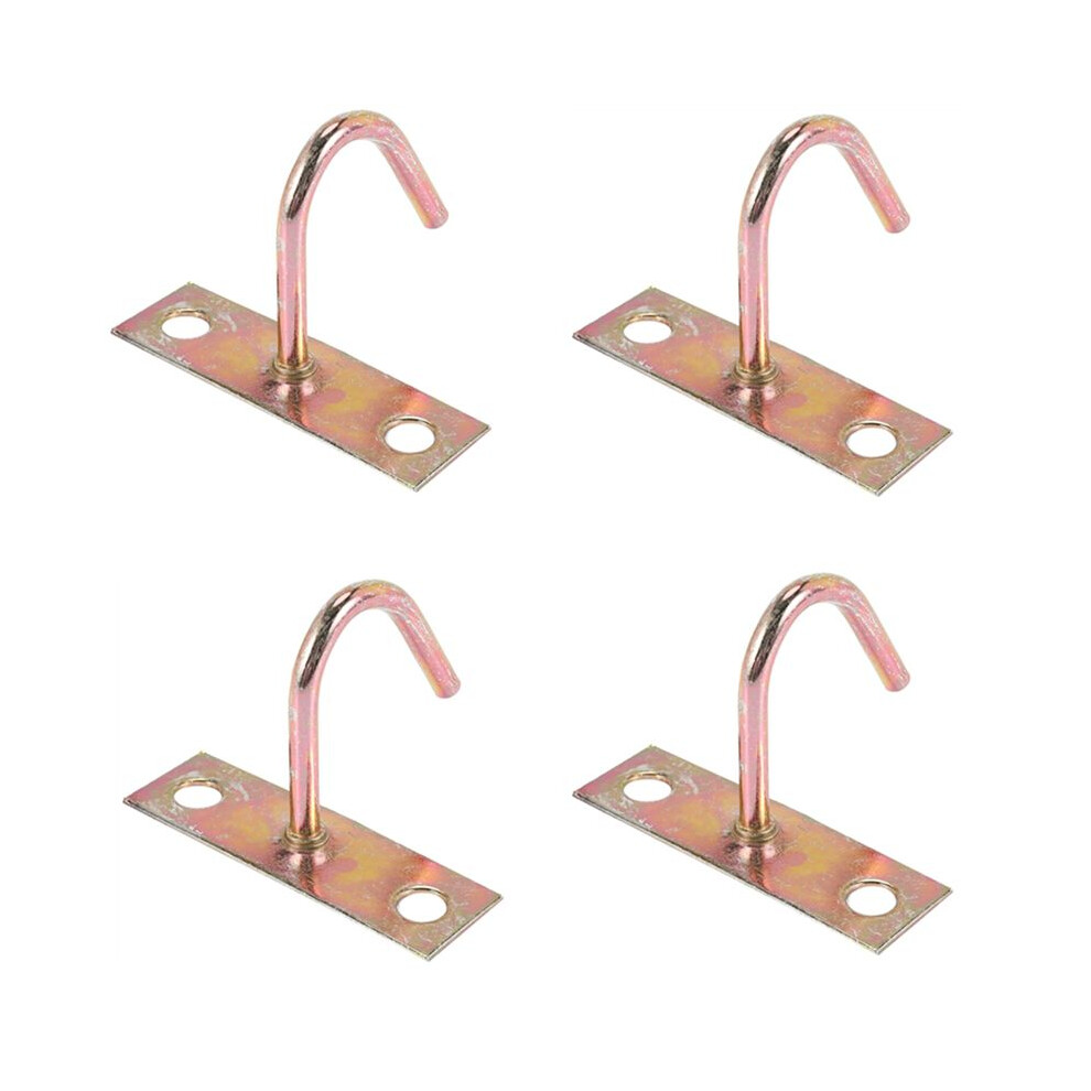 4X Fan Fixture Metal J Shaped Ceiling Mount Hook Hanger 80Mm Height 6033639886558