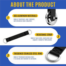 Aluminum Alloy Cable Pulley Wheel for Home Gym System, for LAT Pulldown, Tricep Pushdown and Cable Machine Exercises