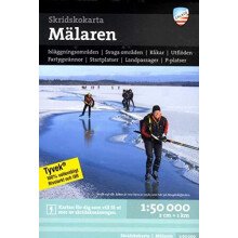 Malaren iceskating map Other Book