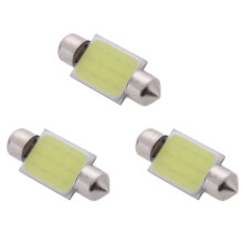 3X 3W COB LED Bilinredning Taklampa Lampa 36Mm Vit DC12V