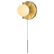 Moderne Wandlamp - Goudkleurig Metaal met Transparante Glazen Kap voor Elegante Huisverlichting B