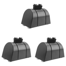 3X 5,5 Meter Magnetische Wandmontage, Intrekbare RiembarrièRe, Crowd Control-MuurbarrièRe, Vaste Veiligheidsgordel met ABS-Behuizing