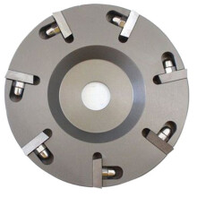 Disco de Aparar Cascos de Cavalos, Compatível com Esmerilhadeiras Angulares de 4-1/2" e 5", Placa Elétrica para Reparo de Cascos, Cor Prata.