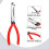 4Pcs Electrical Disconnect Pliers, Automotive Electrical Connector Separaator, Electrical Plug Connector Disconnect Tool 2