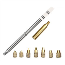 Kit D'Insertion D'Écrous Chauffants en Laiton pour Impression 3D : Tête Filetée en Fer M2-M8 pour Soudure 936 T65 T85