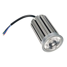 Refletor LED RGBW (3000K) de 20W DC24V com Ângulo de Visão de 15 Graus para Uso Interno
