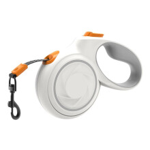 16.4 Ft Heavy Duty Retractable Dog Leash - Strong Nylon Tape, Ergonomic Grip for All Dog Sizes to 100 Lbs