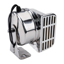 12V Marine Snail Electric Horn 304 Stainless Steel Super Loud Car Horn Waterproof Warning Electric Horn for Speedboat B