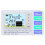 Ultrasonic Level Sensor, Water Liquid Depth Level Meter Sensor Liquid Level Sensor with Temperature Display LED Display 6