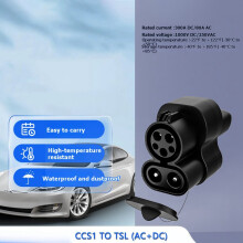 For CCS1 to EV Adapter Charging Connector AC+ 250A US to EV Charger Connect Adapter Fast Charging Adapter