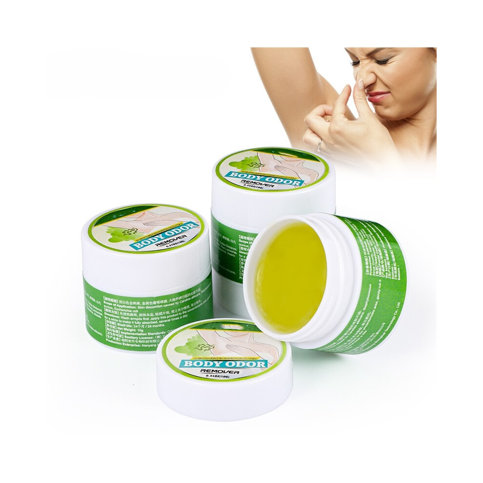 Cream Body Odor Remover Ointment, Natural Underarm Sweat & Armpit Odor Control