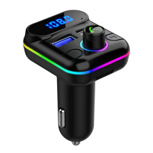 Car Hands-Free M33 -Compaitable 5.0 FM Transmitter Dual USB Charger Kit MP3 Modulator Player Disk Player