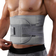 Posture Corrector for Straight Spine, Shoulder and Clavicle, Adjustable Size, Back Support Harness, Waist 90-100 cm, Unisex, Gray