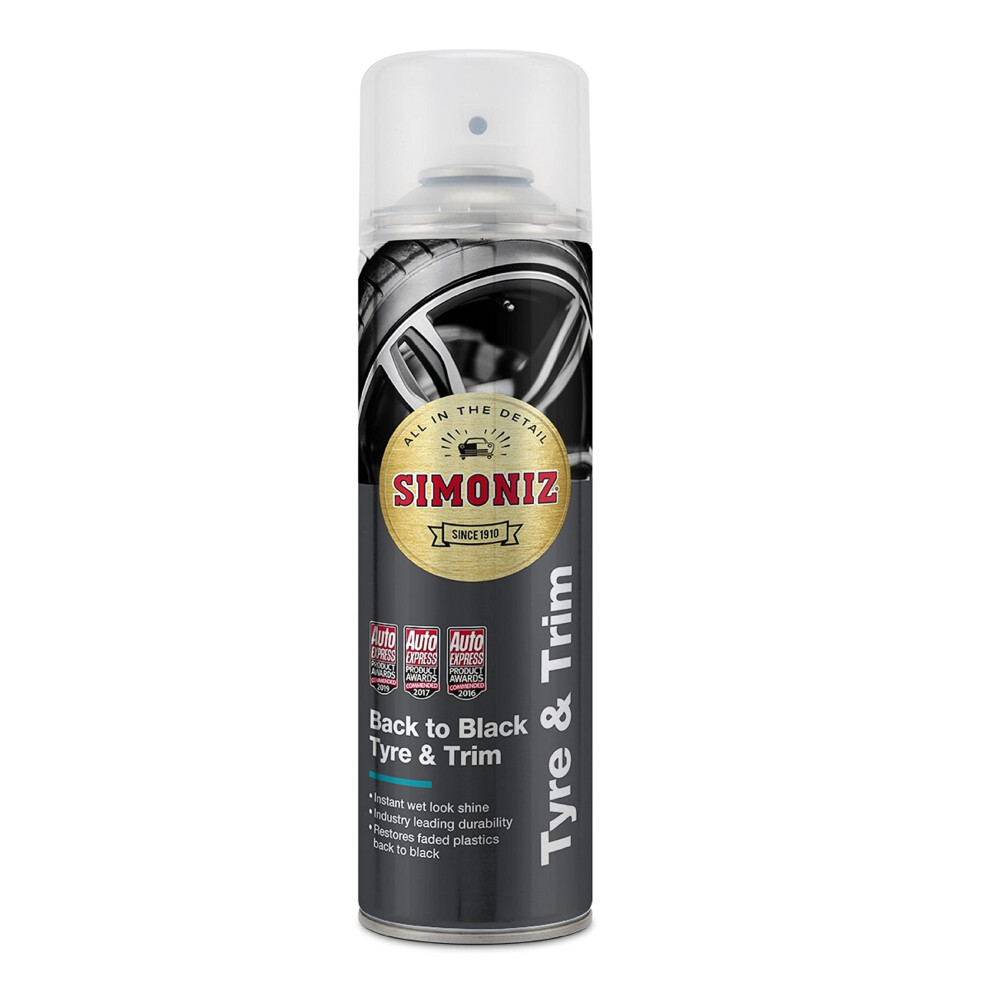 Simoniz Sapp0189a Back To Black Tyre & Trim Shine, 500Ml,