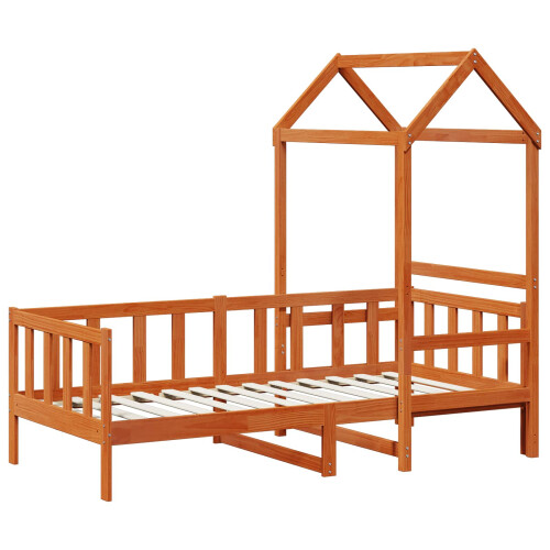 VidaXL vidaXL Day Bed Set 2 pcs Wax Brown Solid Pine Wood 2