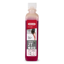Oregon 2-Stroke Engine Oil, Self-Mixing Partly Synthetic Mineral Oil, Clean Burning, Low Ash Lubricant, Protects Engine & Improves Performance, 2T, 1