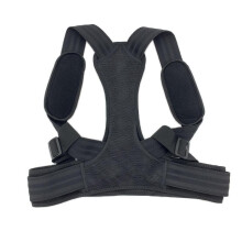Posture Corrector for Back, Spine, Shoulders & Clavicle, Orthopedic Support, Adjustable Straps, Unisex L/XL 90-110cm, Neoprene, Black