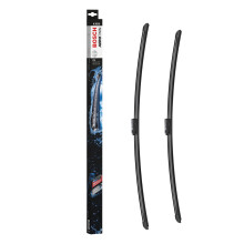 Bosch Aerotwin A 353 S - Front Windscreen Wipers - Set of 2 Replacement Blades - Comes with Pre-assembled Adapter - 2 Blades, 750mm/700mm - Only for
