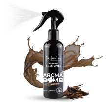 Aroma Bomb Air Freshener Spray 200ML - All - Purpose Odor Remover For Car Interior, Home, And Fabrics | Powerful, Lasting Fresh Scent. (WOODY OUD)