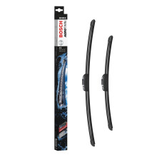 Bosch Aerotwin AR 604 S - Front Windscreen Wipers - Set of 2 Replacement Blades - Comes with Pre-assembled Adapter - 2 Blades, 600mm/450mm - Only for
