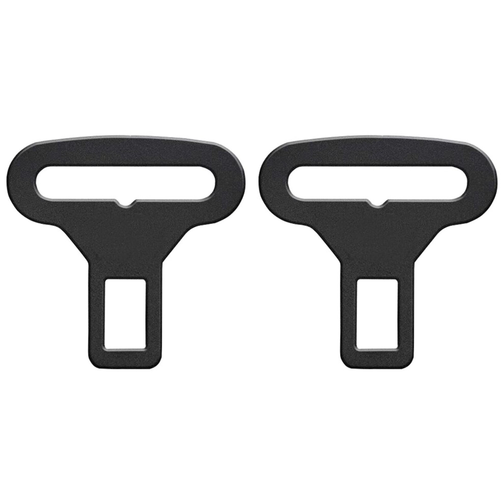 Issang Car Seat Belt Clip Buckle, 2 Pack Seat Belt Clips Slot Plugs, Car Trim Accessories, Retainer Locking-Clip, Metal Car Harness Connectors For Do 5003199157857