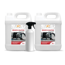 Filo Brake and Clutch Cleaner 10L (2x 5L) with Brake Cleaner Spray Bottle 1L | Disc Brake Cleaner Removes Oil, Grease and Brake Dust | Improves Braki