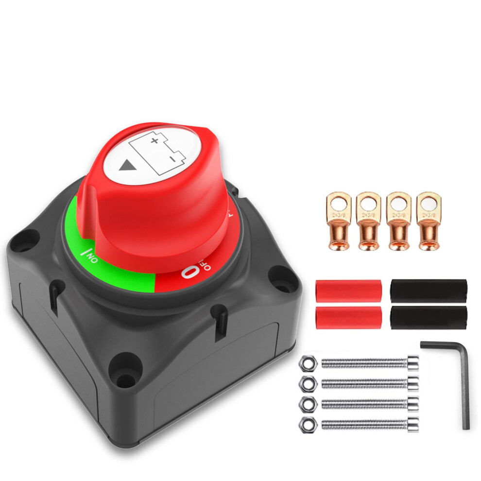 Battery Isolator Switch 12V 24V 48V Battery Disconnect Isolation Switch For Car Boat Camper Campervan Marine Vehicle 5009130080543