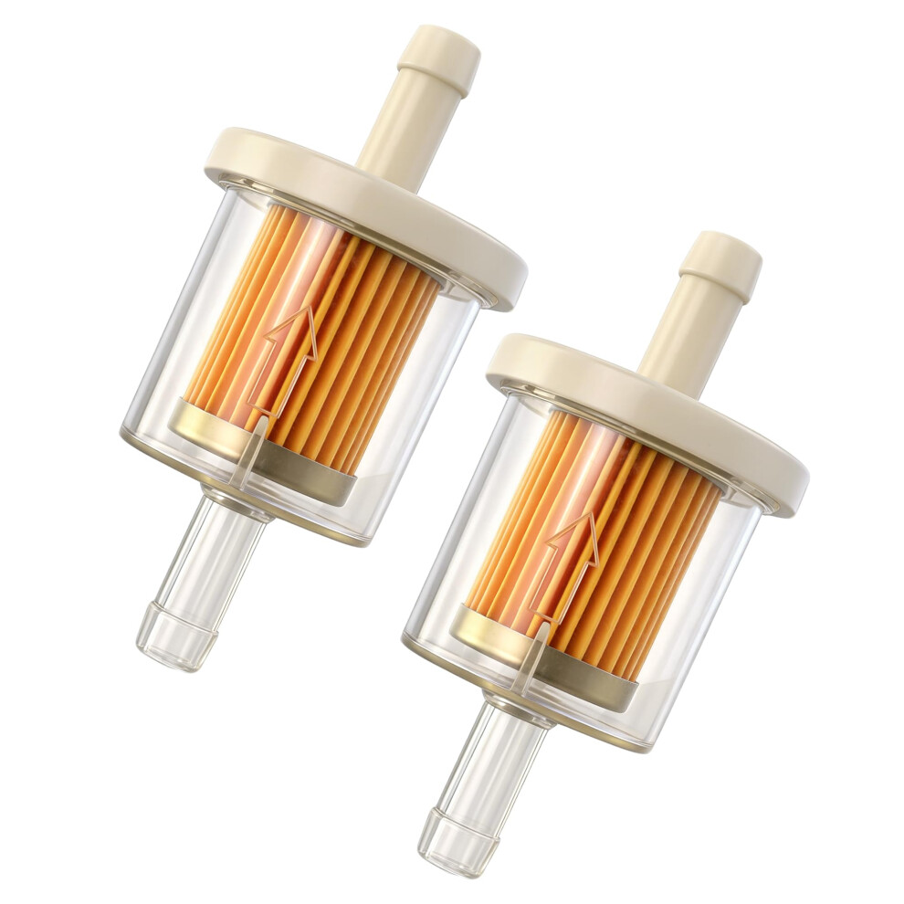 Desenda 2 Pcs Inline Fuel Filter Gas Filters For 8Mm Motorcycles Quads Lawn Mowers Generators Karts 5008915117764
