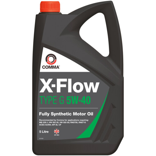 Comma X-FLOW TYPE G 5W40 5L Engine Oil