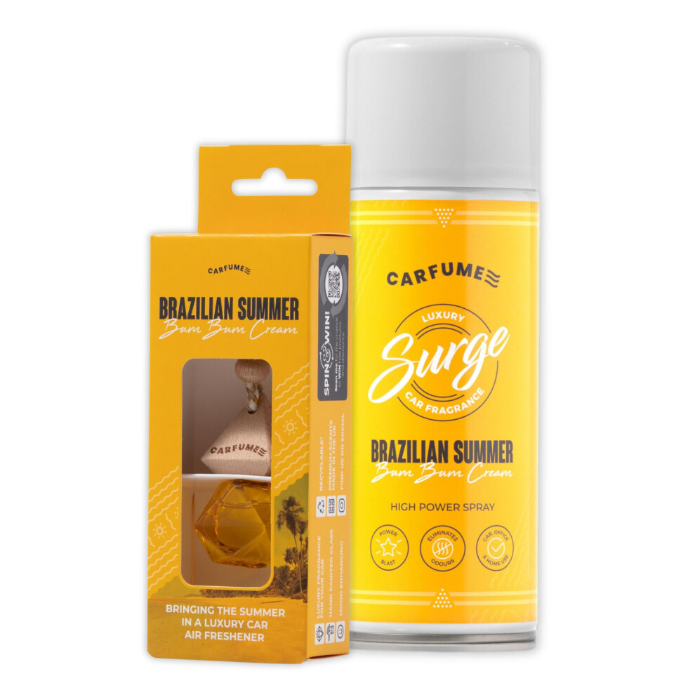Carfume Brazilian Summer Car Air Freshener Twin Pack | Limited 5001086902979