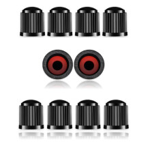 10PCS Dust Caps for Car Tyres – Tyre Valve Caps with O-Ring Seal, Universal Airtight Tire Valve Stem Cap for Cars, SUV, Motorcycle, Bike & Truck, Sc