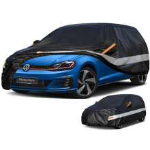 Weleyclore Hatchback Car Cover Waterproof Breathable,Outdoor Car