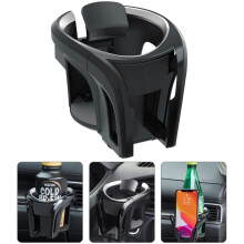 Tawveml Car Cup Holder Mount, 2 in 1 Adjustable Smart Phone Mount Bracket Stand Cradle Car Air Vent Cup Holder for Hot Drinks Compatible with Most Ve
