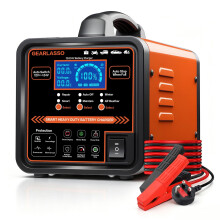 GEARLASSO 12V 24V Car Battery Charger Heavy Duty, 0-15A Automatic