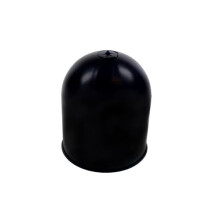 BITS4REASONS Towball Cover – Black Plastic Protective Cap for Standard 50mm Tow Balls – Caravan, Trailer & Towing Accessory