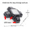 USB Adapter Game Controller for   PS4 PS3, Keyboard Mouse Adapter for Console Gaming, with Wide Compatibility 8