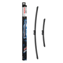 Bosch Aerotwin A 405 S - Front Windscreen Wipers - Set of 2 Replacement Blades - Comes with Pre-assembled Adapter - 2 Blades, 700mm/340mm - Only for