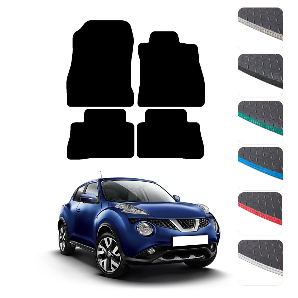 Gcm - Car Floor Mats For Nissan Juke 2010-2019 Full Coverage Floor Protection - Anti Slip & Fit Car Mat With Clips Easy To Clean Car Carpet For All-W 5007011967075