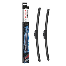 Bosch Aerotwin AR 142 S - Front Windscreen Wipers - Set of 2 Replacement Blades - Comes with Pre-assembled Adapter - 2 Blades, 450mm/475mm - Only for