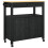 VidaXL vidaXL Kitchen Trolley MONZA Black 84 x 40 x 88.5 cm Solid Pine Wood 2