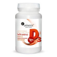 Aliness Witamina D3 4000 Forte 120 kapsułek