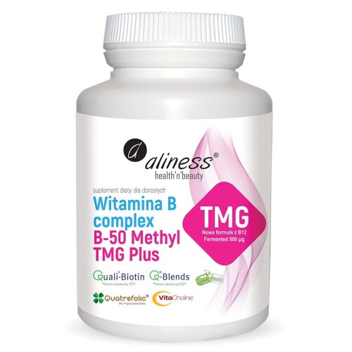 Aliness Witamina B Complex B-50 Methyl 100 kapsułek