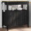 VidaXL vidaXL Kitchen Trolley MONZA Black 84 x 40 x 88.5 cm Solid Pine Wood 3