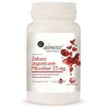 Aliness Żelazo Organiczne Microferr 100 tabletek